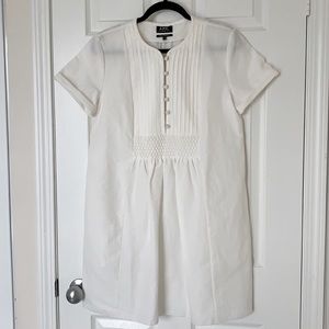 APC linen cotton blend dress